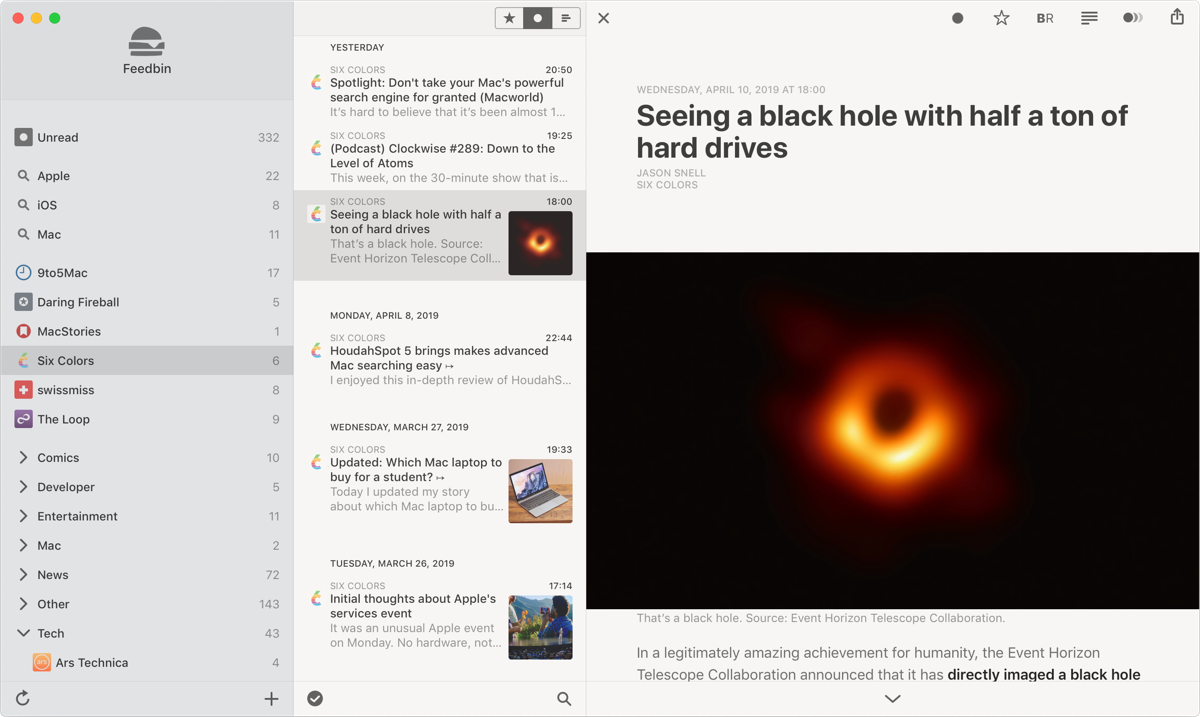reeder for mac review